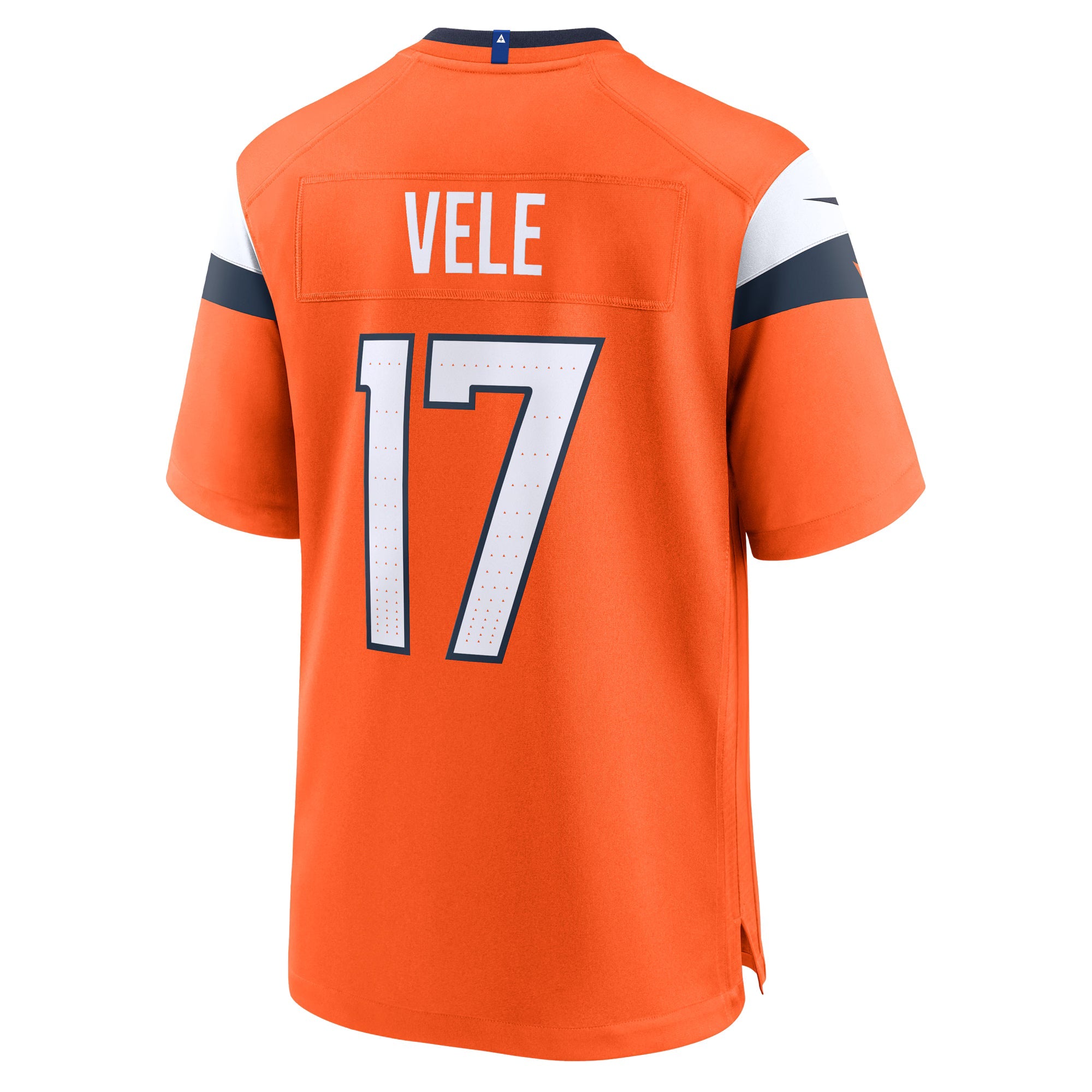 Denver Broncos Devaughn Vele Orange Team Game Jersey