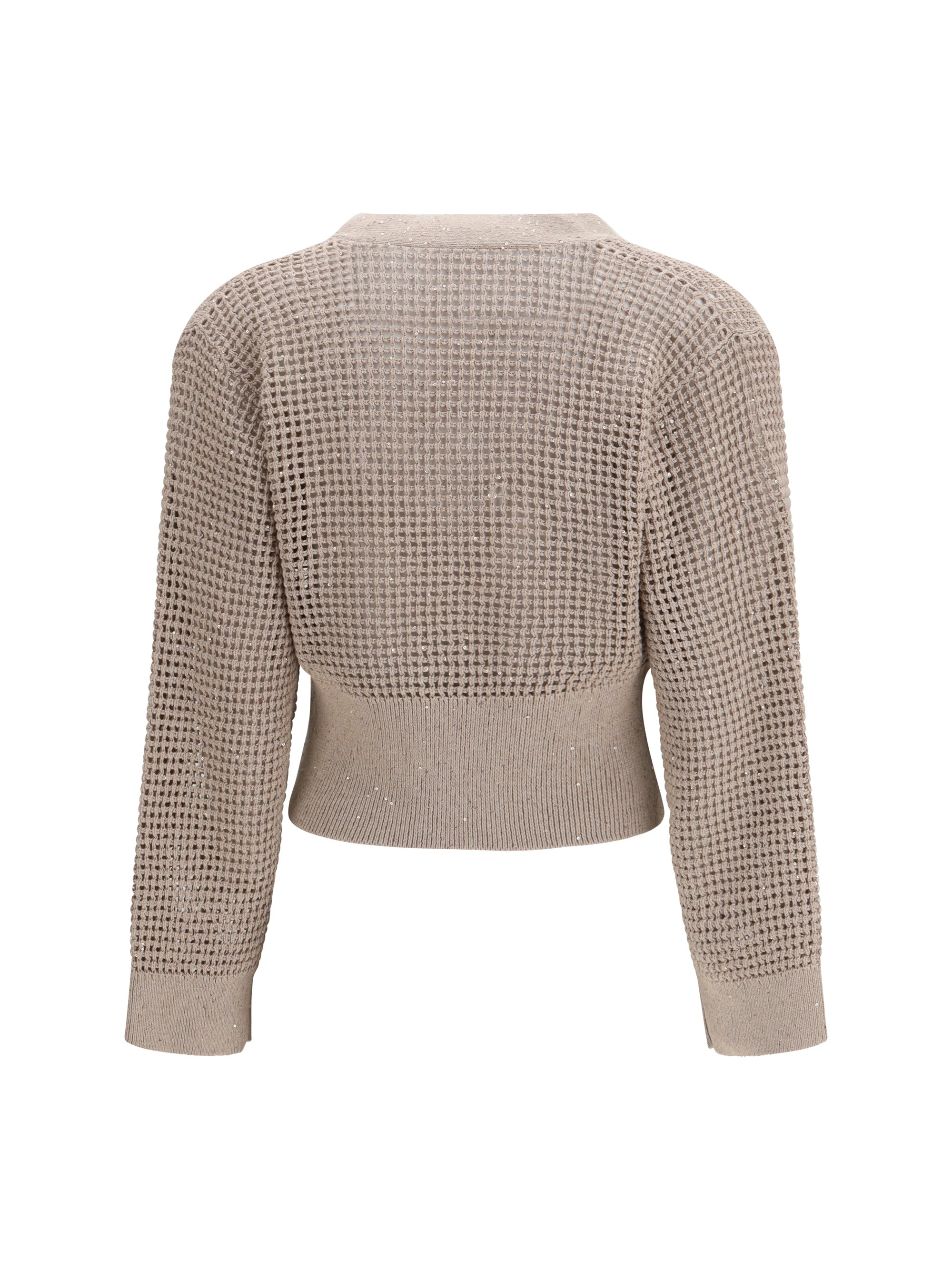 Brunello Cucinelli Women Sequined Mesh Cardigan