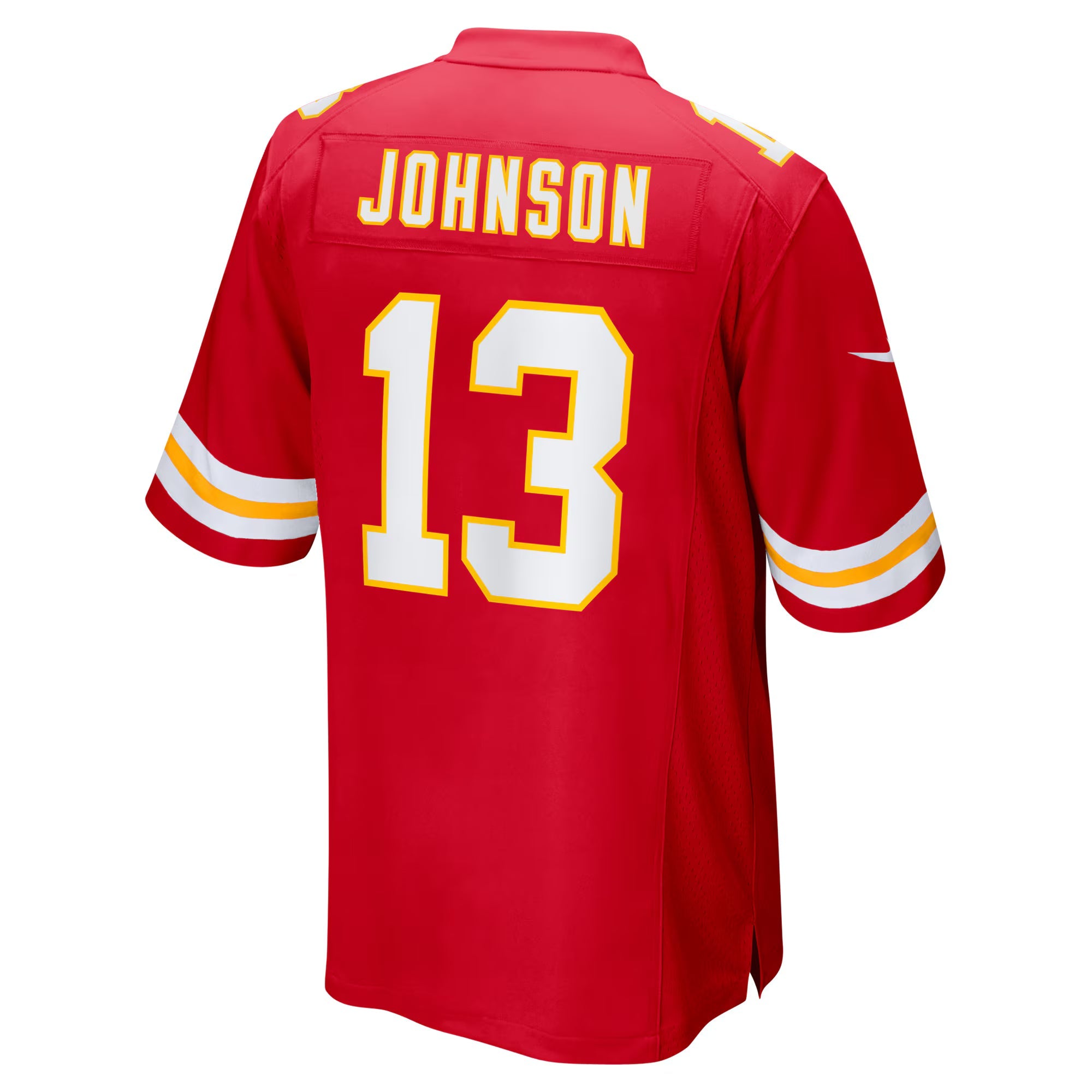Kansas City Chiefs Nazeeh Johnson Red Game Player Jersey