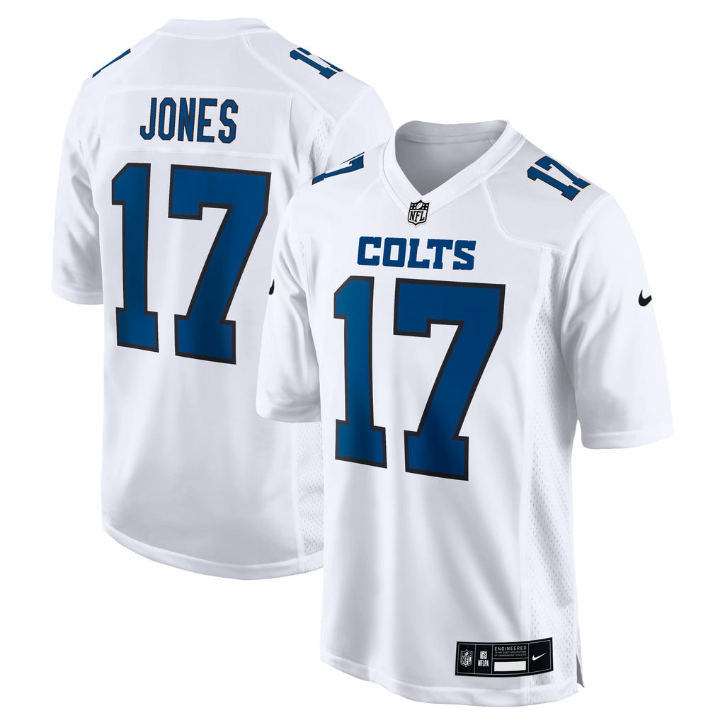 Indianapolis Colts Daniel Jones Tundra White Fashion Game Jersey