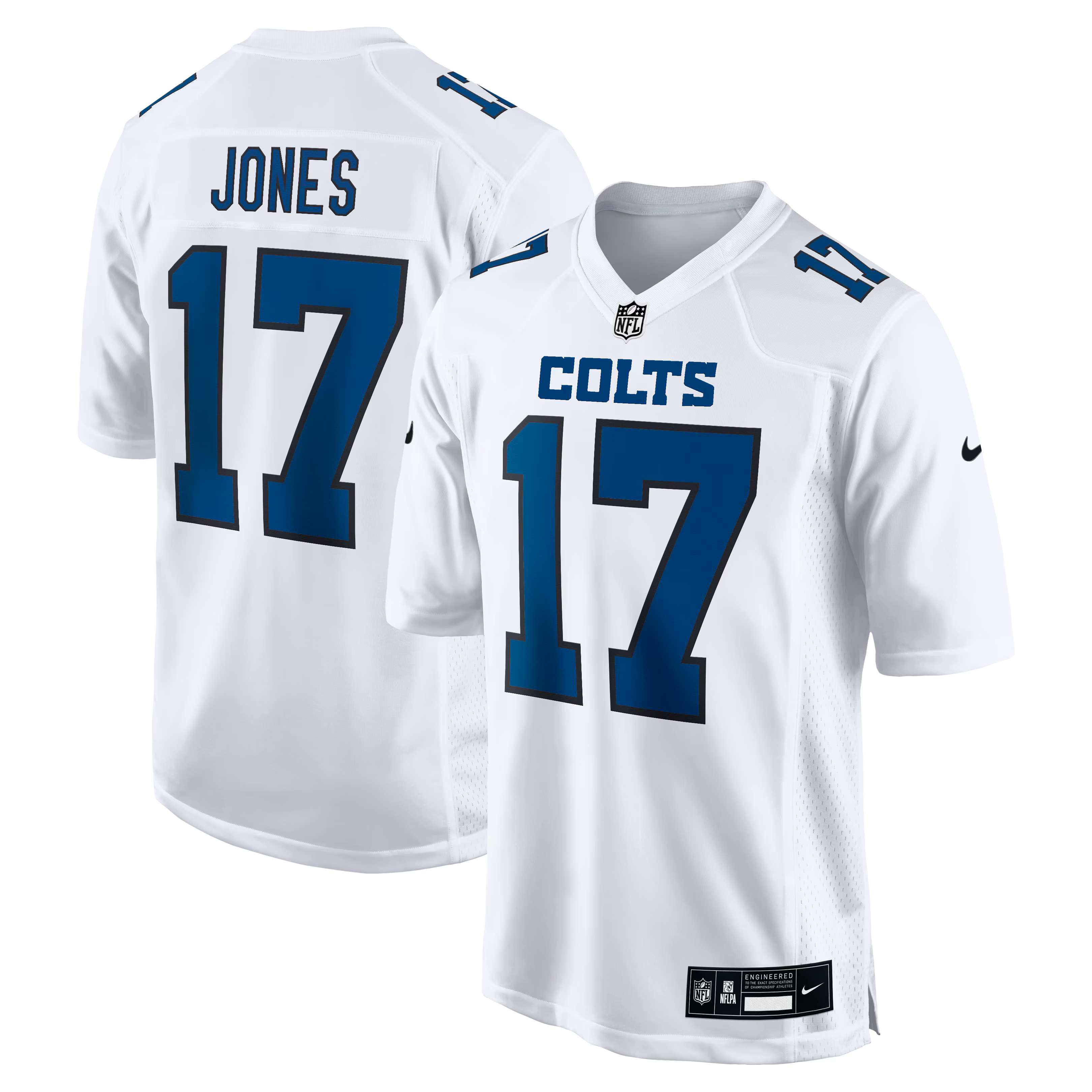 Indianapolis Colts Daniel Jones Tundra White Fashion Game Jersey