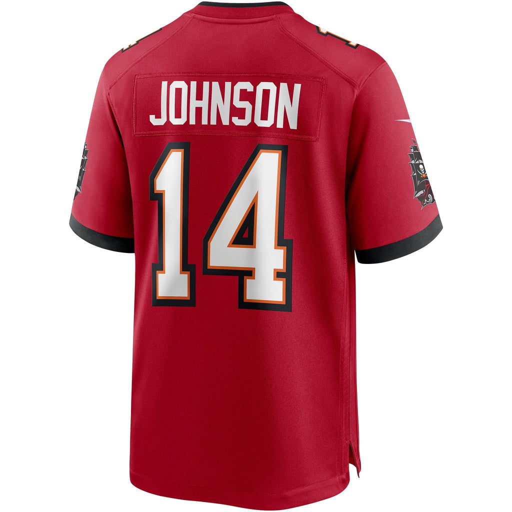 Tampa Bay Buccaneers Brad Johnson Red Game Retired Player Jersey