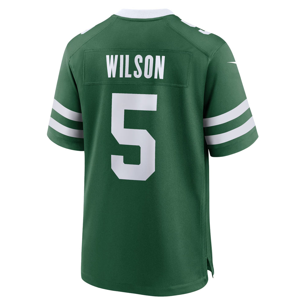 New York Jets Garrett Wilson Legacy Green Game Jersey