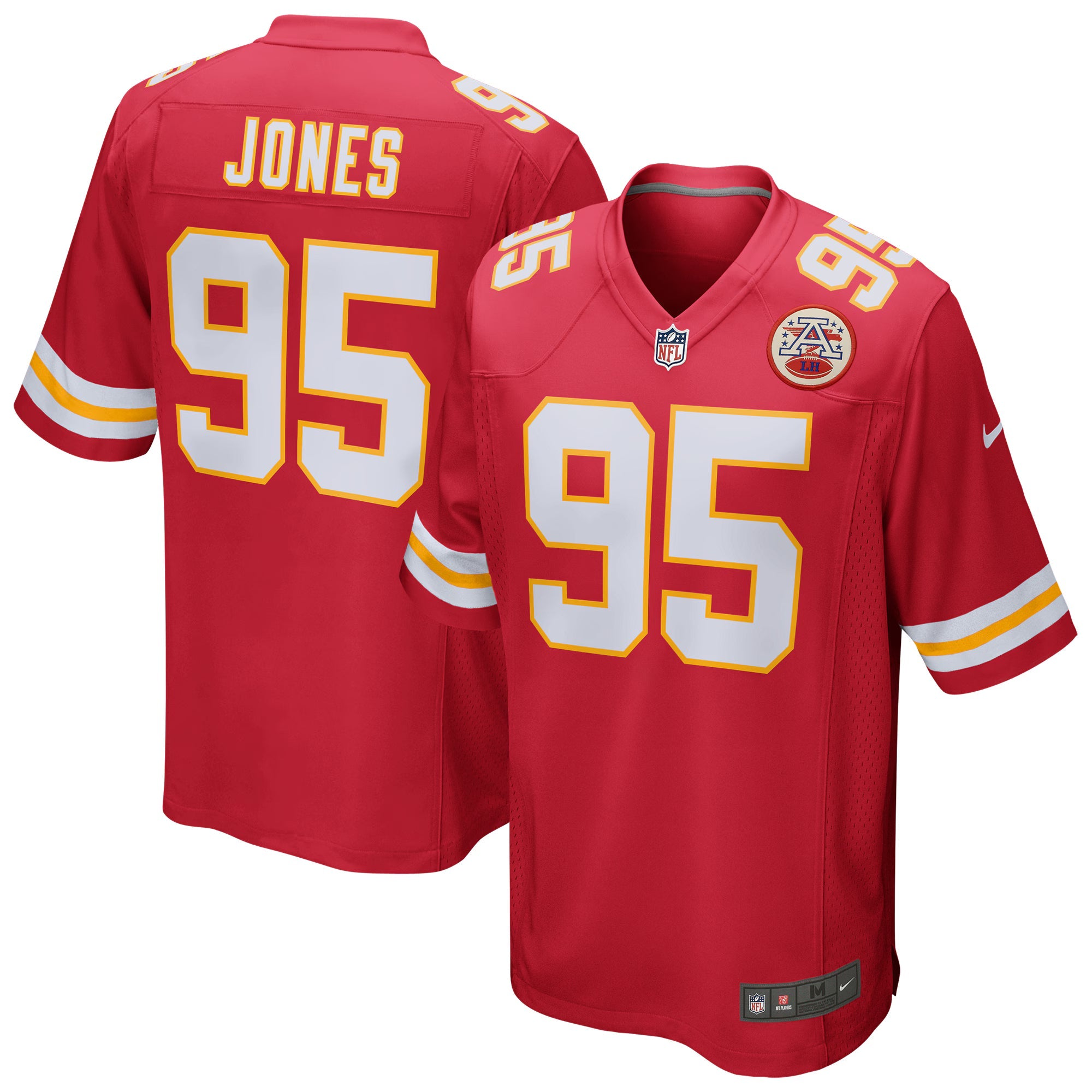 Kansas City Chiefs Chris Jones Red Game Jersey
