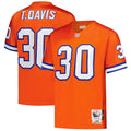 Denver Broncos Terrell Davis Mitchell & Ness Orange 1995 Authentic Throwback Retired Player Jersey