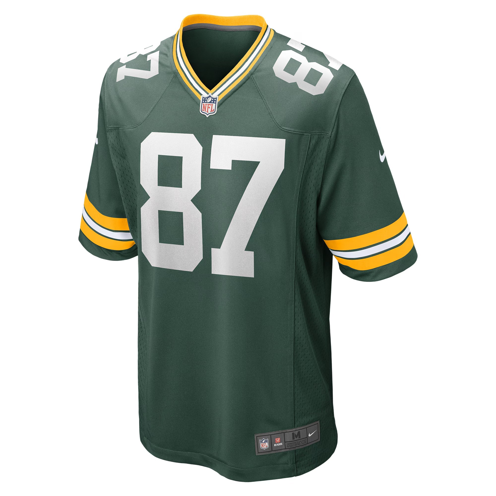 Green Bay Packers Romeo Doubs Green Game Player Jersey