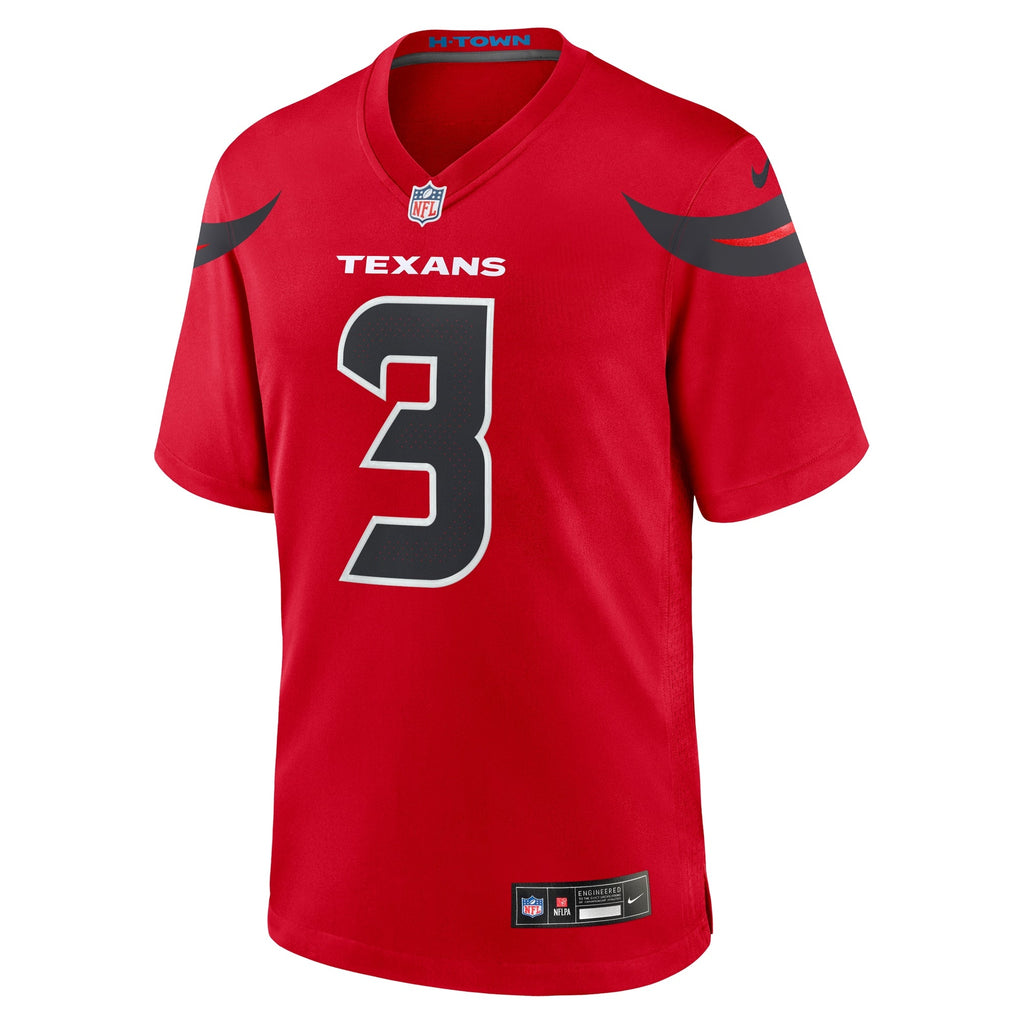 Houston Texans Tank Dell Red Alternate Game Jersey