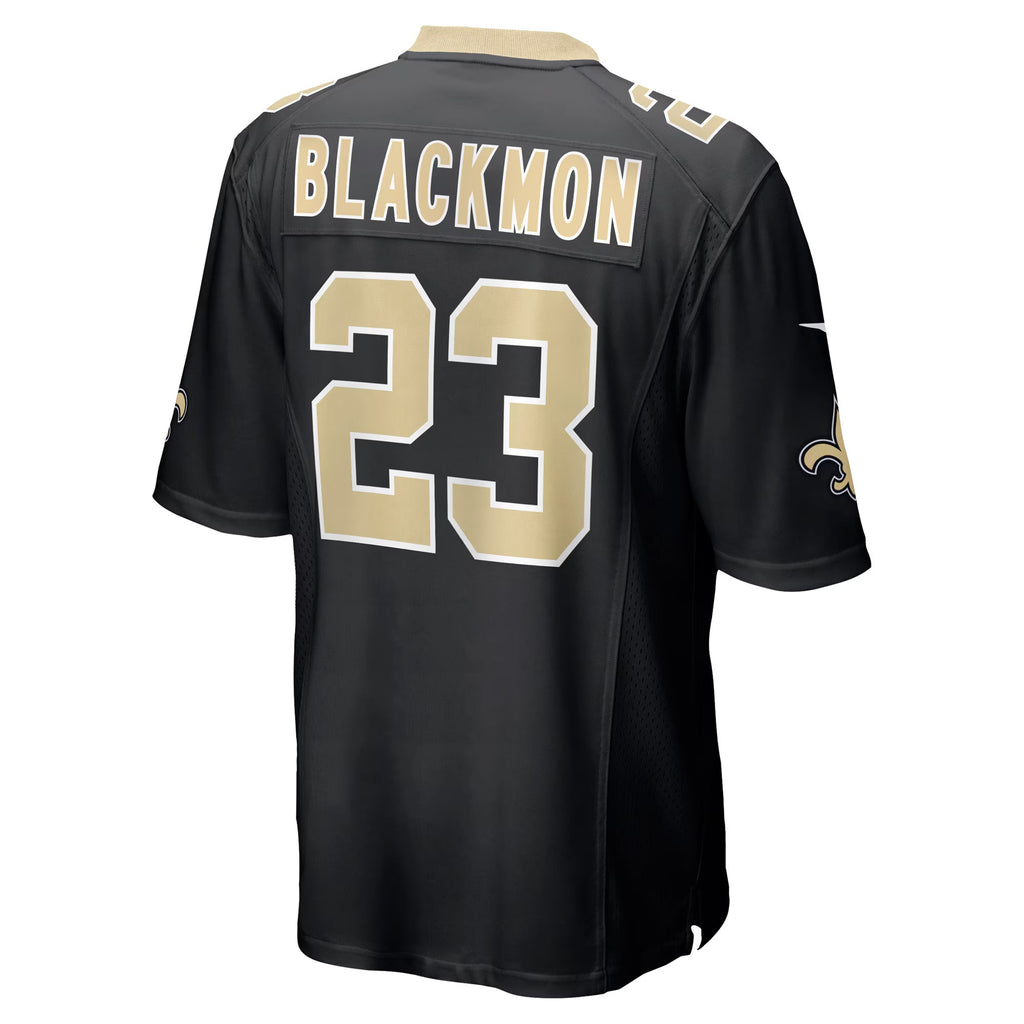 New Orleans Saints Julian Blackmon Black Team Game Jersey