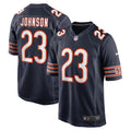 Chicago Bears Roschon Johnson Navy Team Game Jersey