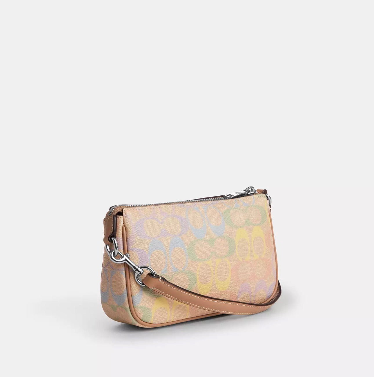 NWT Coach Nolita 19 In Rainbow Signature Canvas