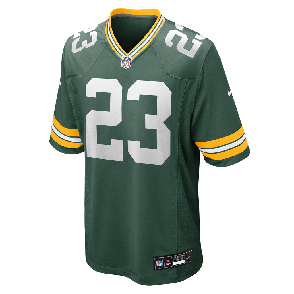 Green Bay Packers Emanuel Wilson Green Team Game Jersey