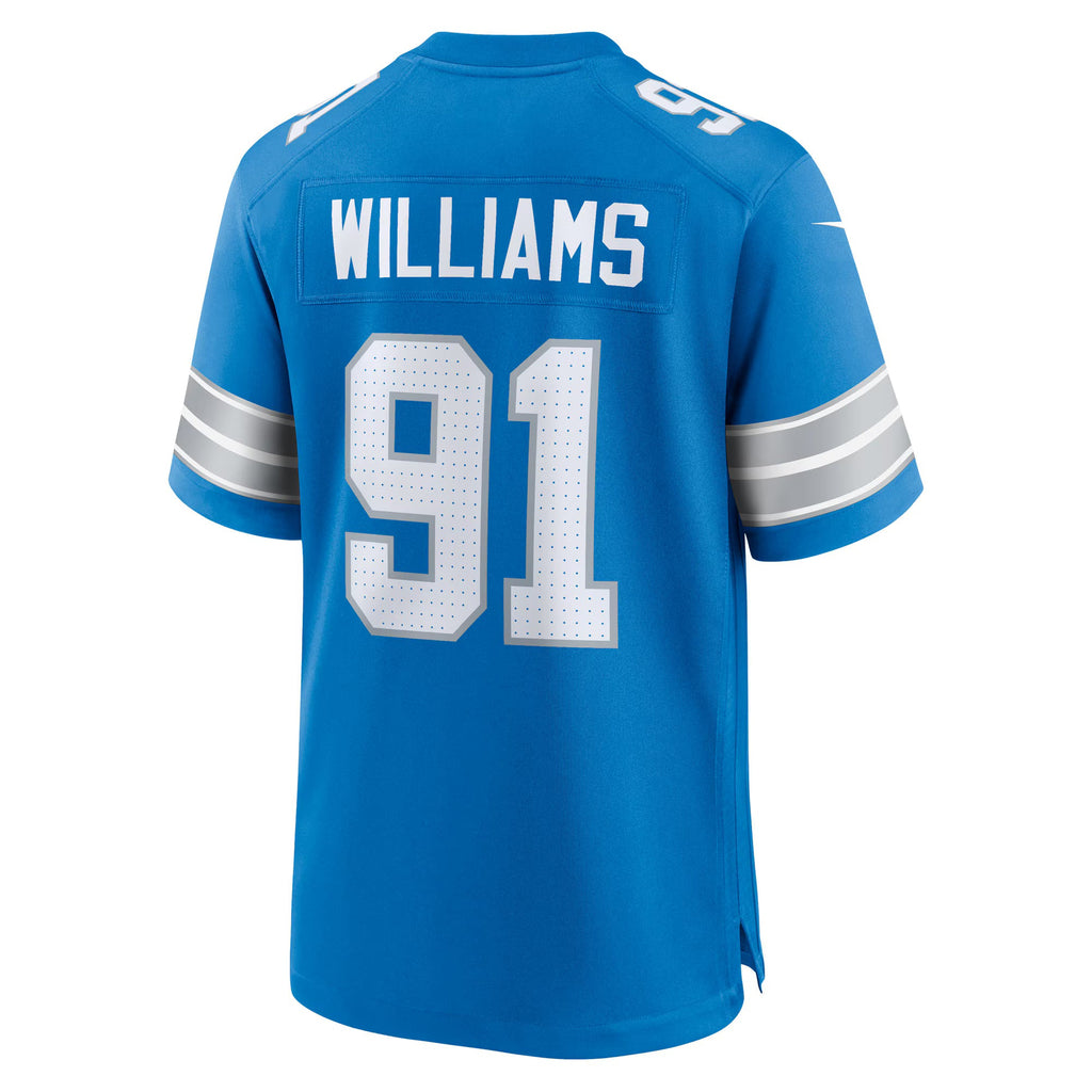Detroit Lions Tyleik Williams Blue Team Game Jersey