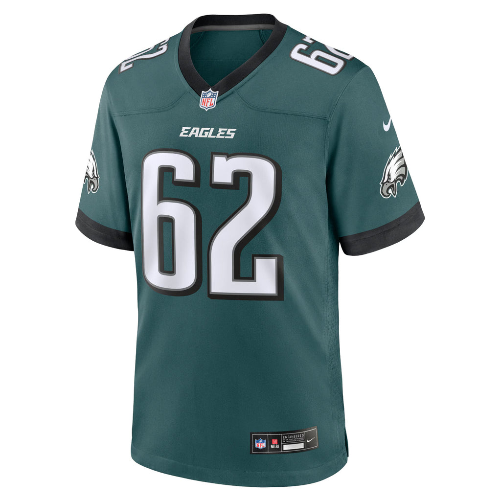 Philadelphia Eagles Jason Kelce Midnight Green Team Game Jersey