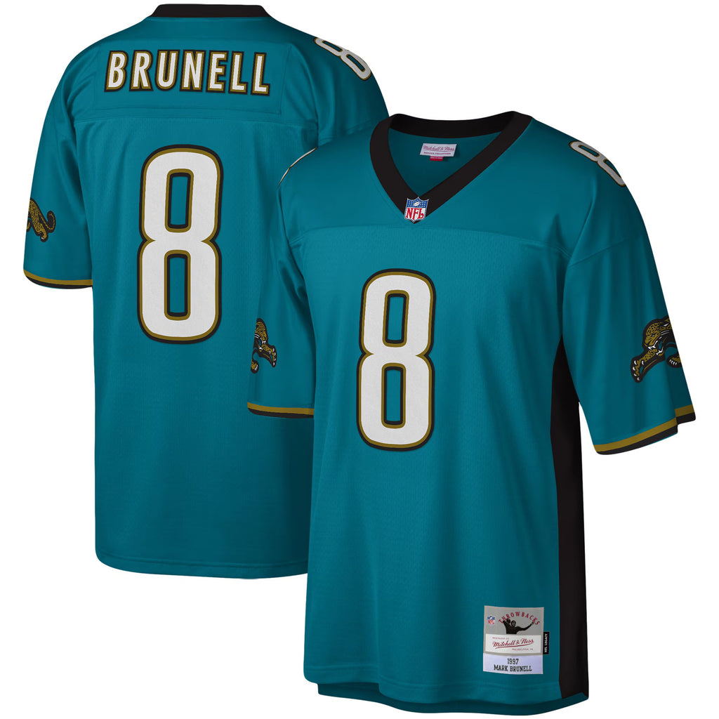 Jacksonville Jaguars Mark Brunell Mitchell & Ness Teal Legacy Replica Jersey