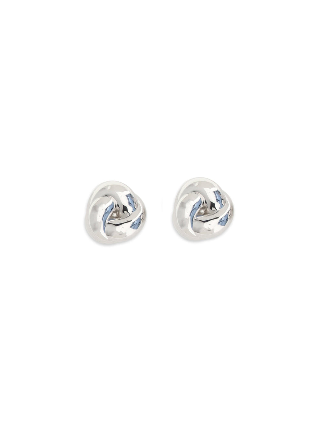 Self-Portrait Women Silver Knot Earrings