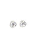 Self-Portrait Women Silver Knot Earrings