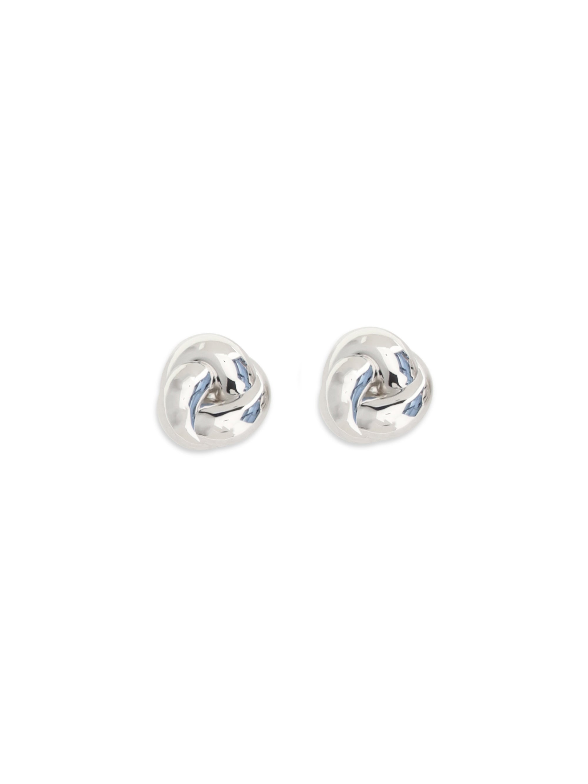 Self-Portrait Women Silver Knot Earrings