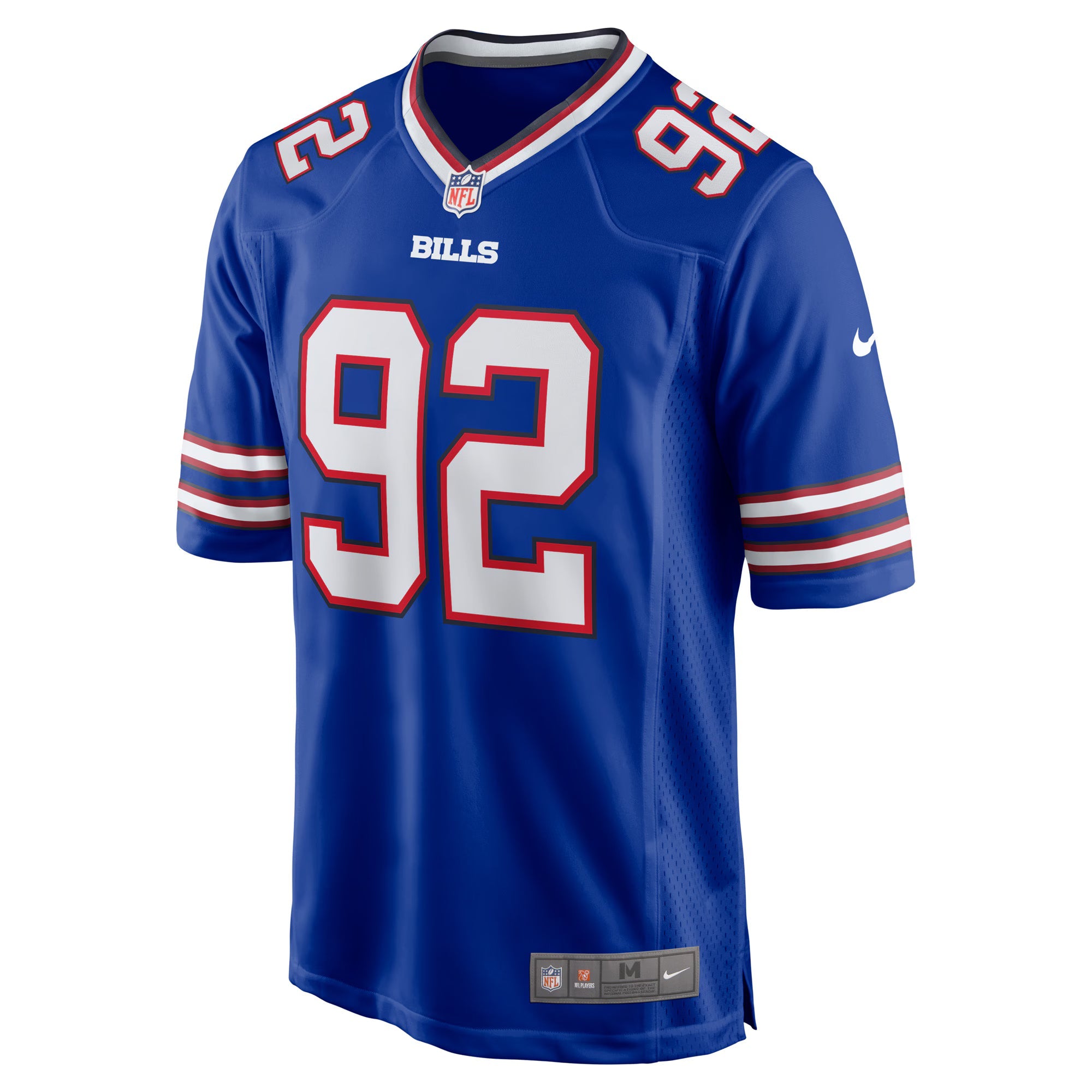 Buffalo Bills DaQuan Jones Royal Game Player Jersey