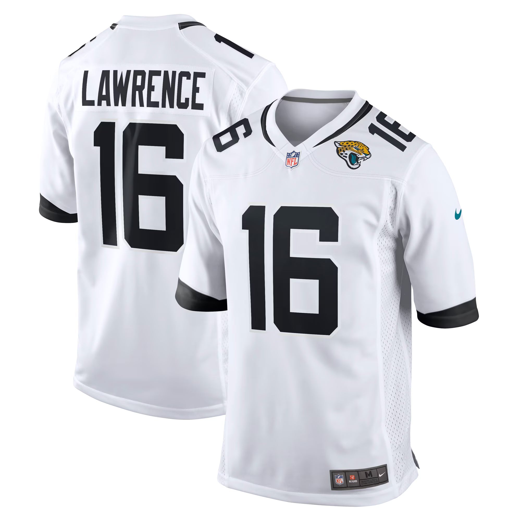 Jacksonville Jaguars Trevor Lawrence White Game Jersey