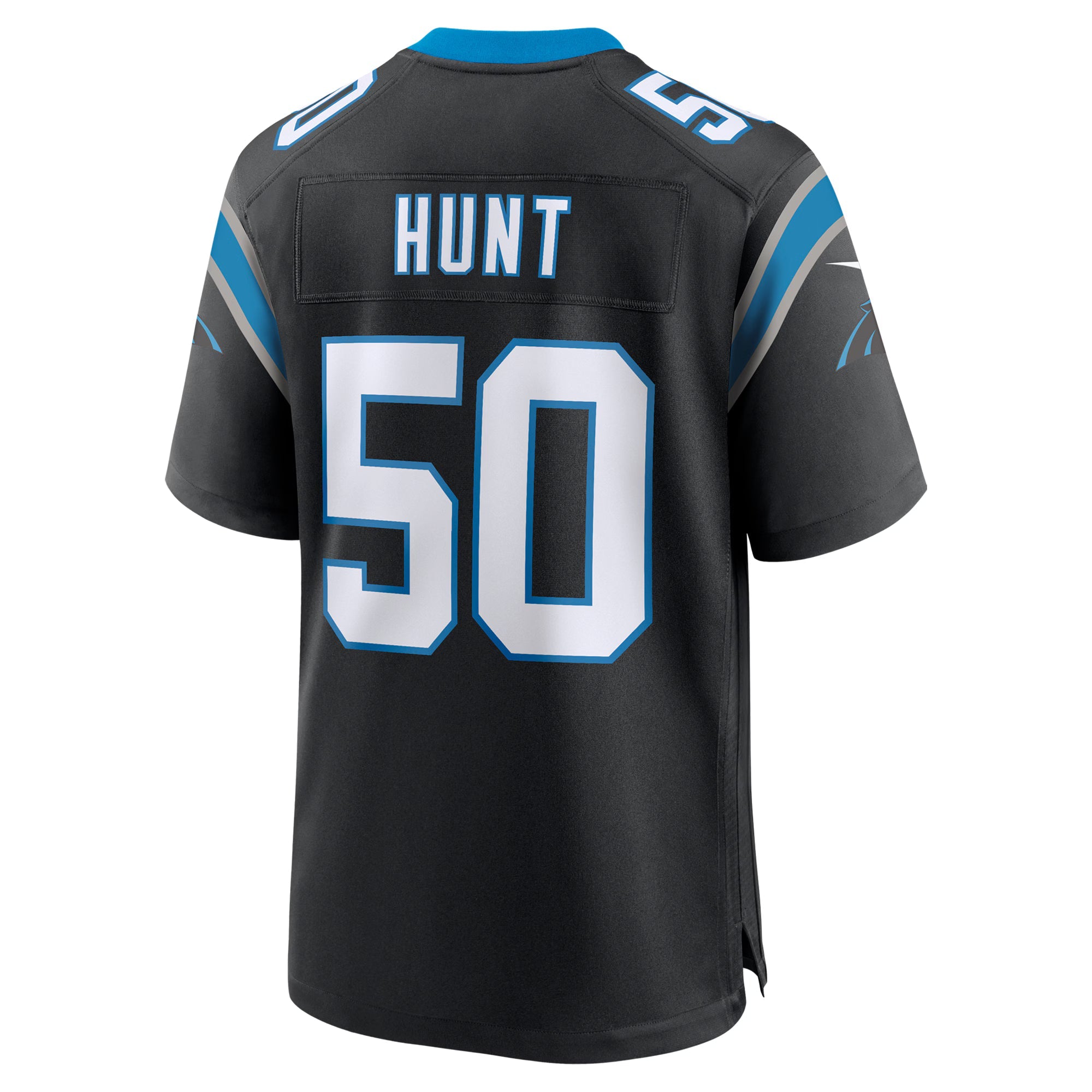 Carolina Panthers Robert Hunt Black Game Jersey