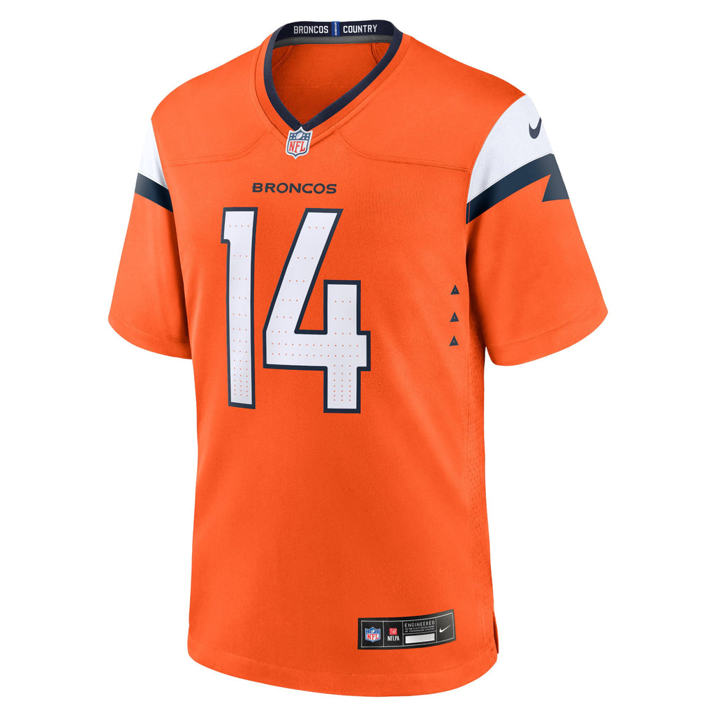 Denver Broncos Courtland Sutton Orange Mile High Collection Game Jersey