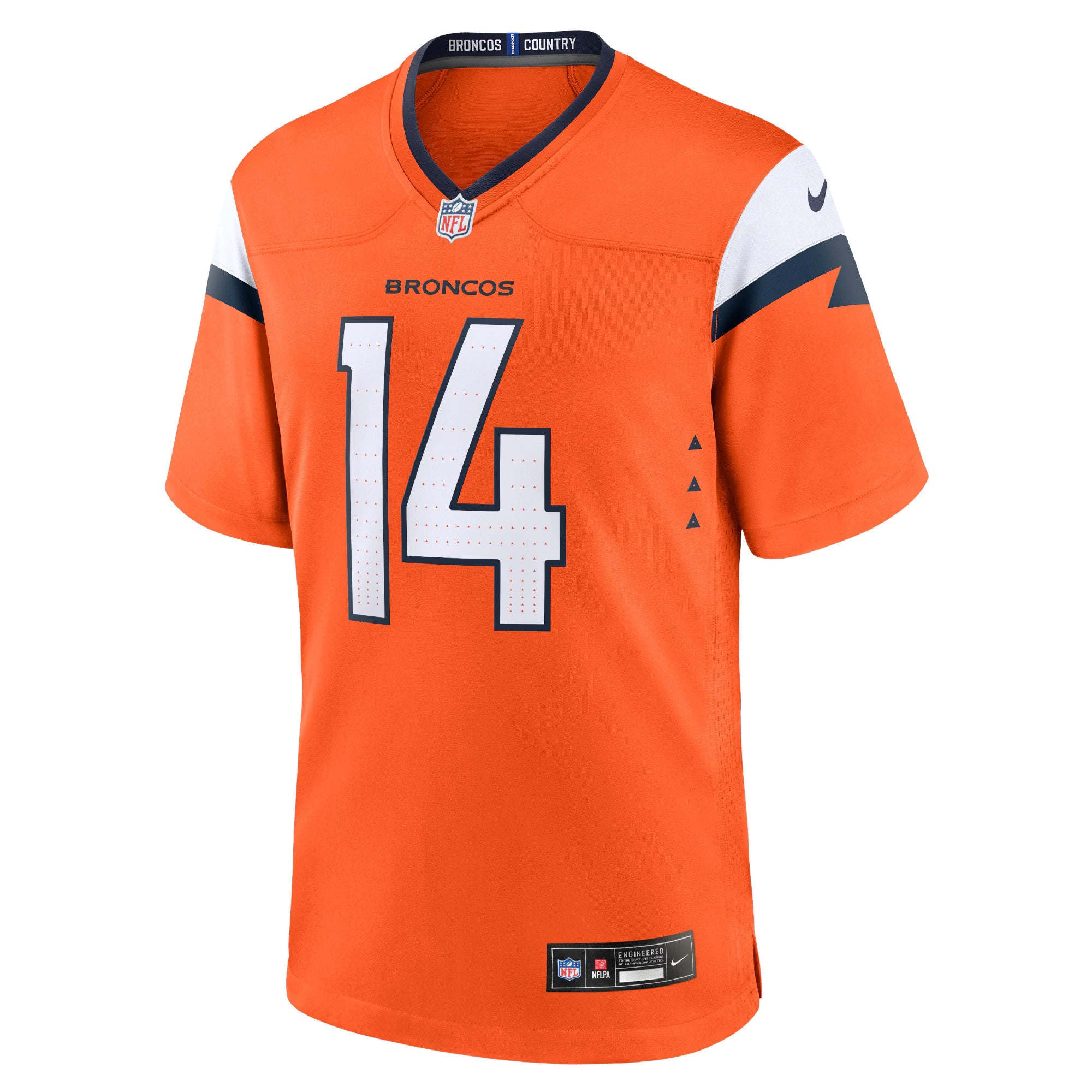 Denver Broncos Courtland Sutton Orange Mile High Collection Game Jersey