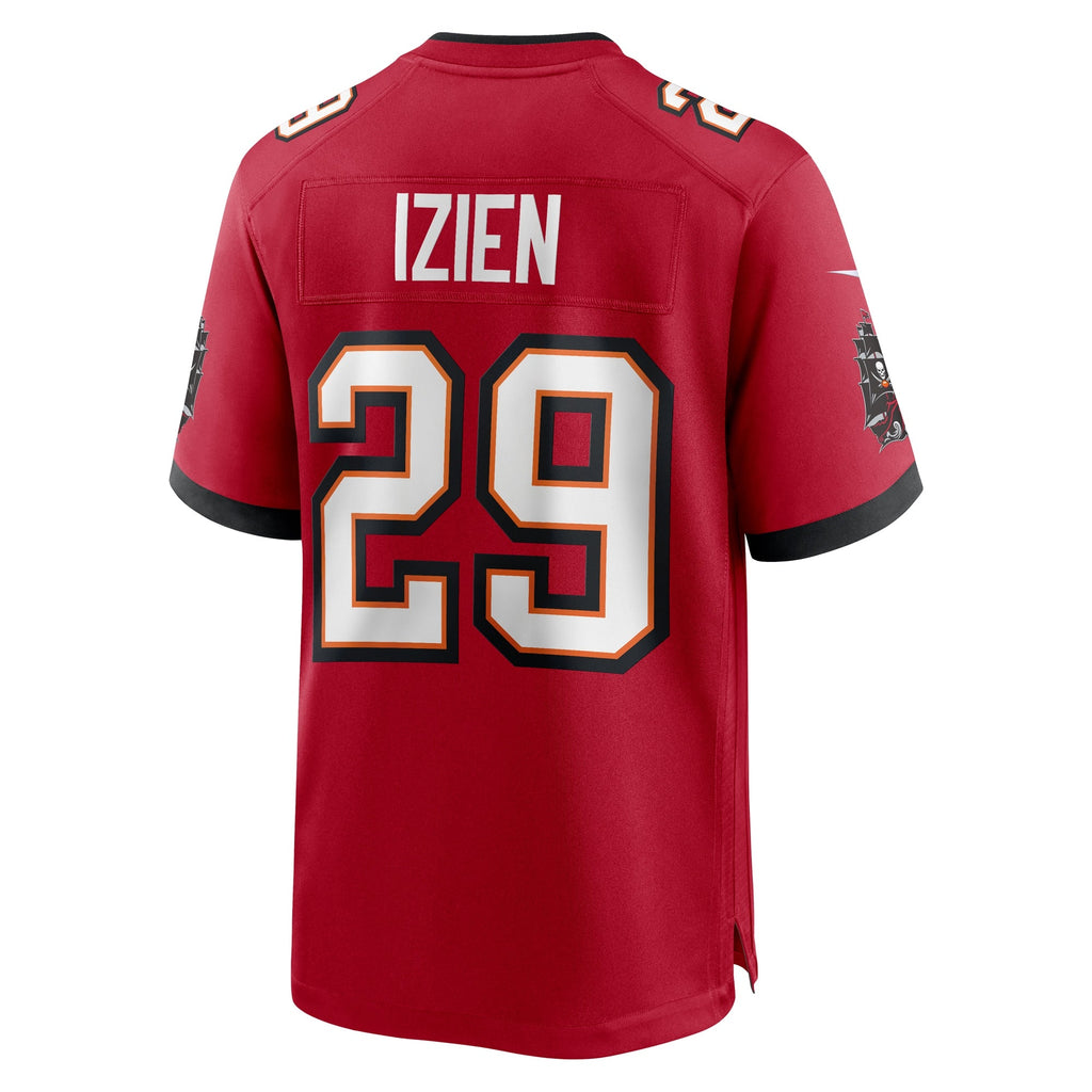 Tampa Bay Buccaneers Christian Izien Red Game Jersey