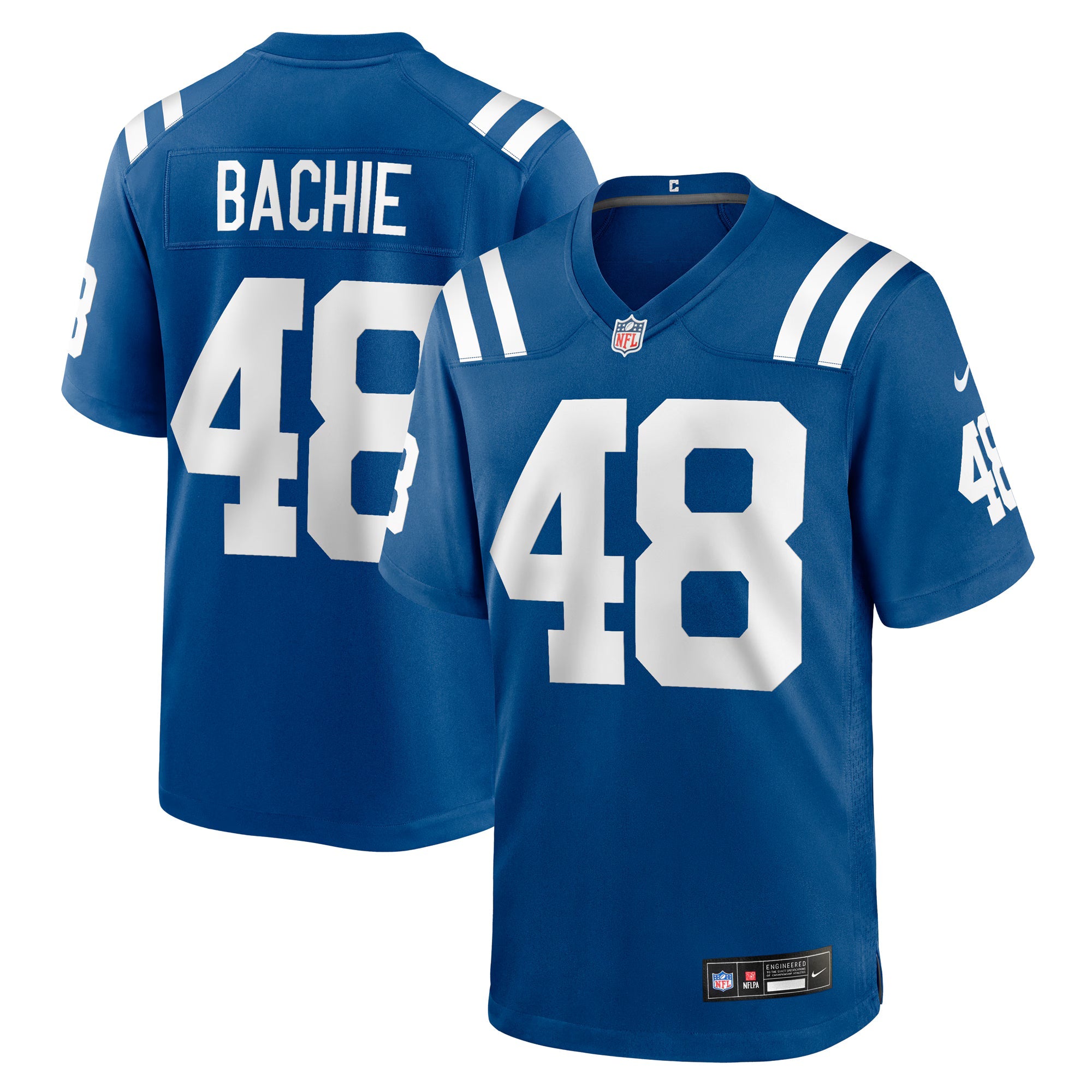 Indianapolis Colts Joe Bachie Royal Team Game Jersey