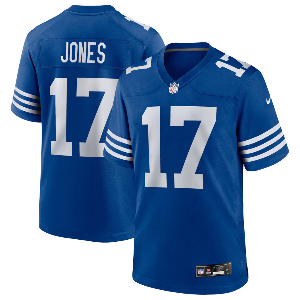 Indianapolis Colts Daniel Jones Royal Alternate Game Jersey