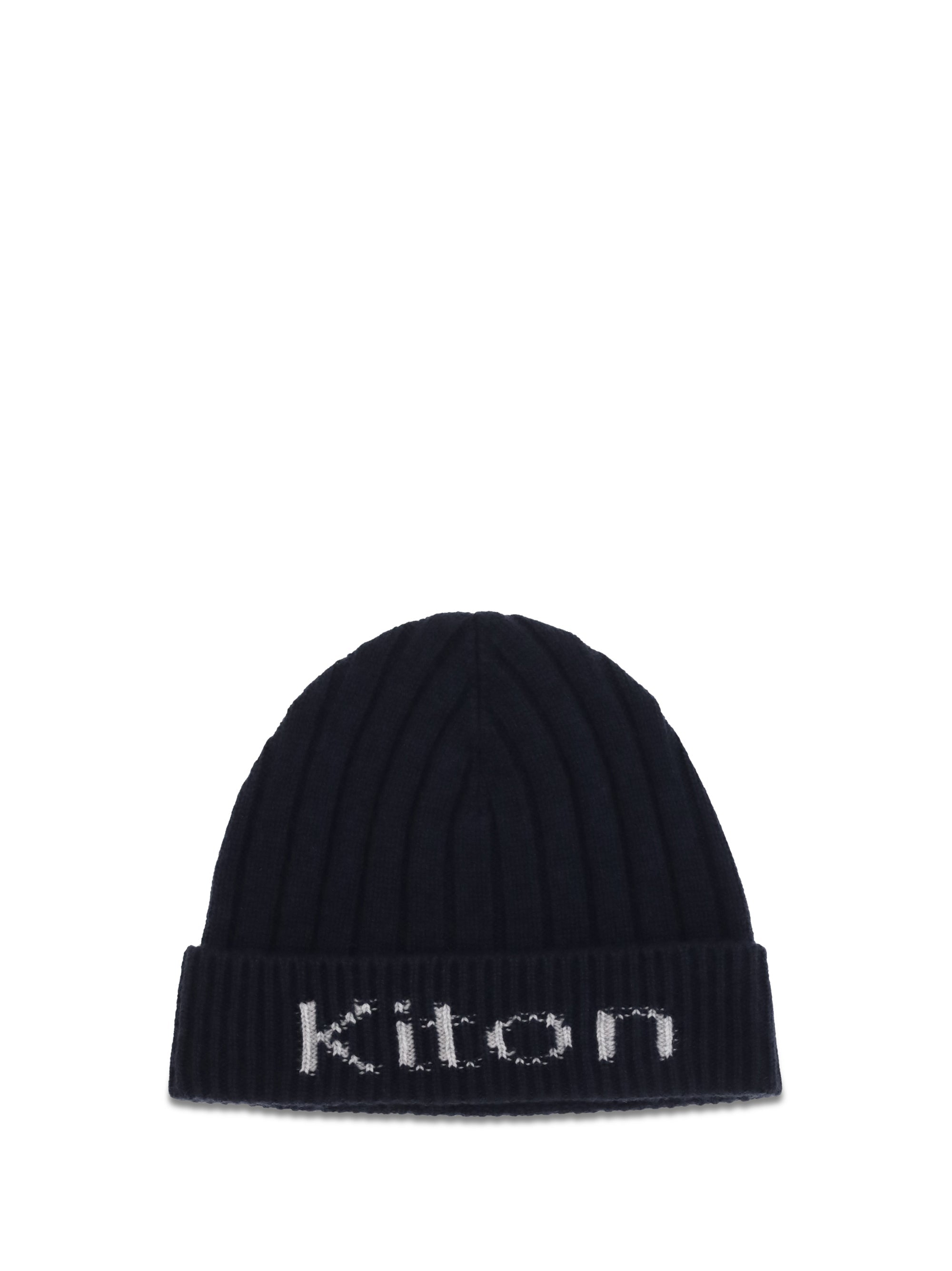 Kiton Men Wool Beanie Hat