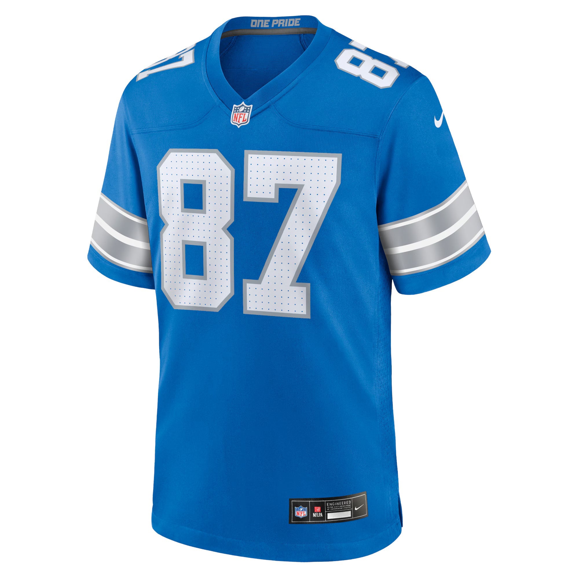 Detroit Lions Sam LaPorta Blue Game Jersey
