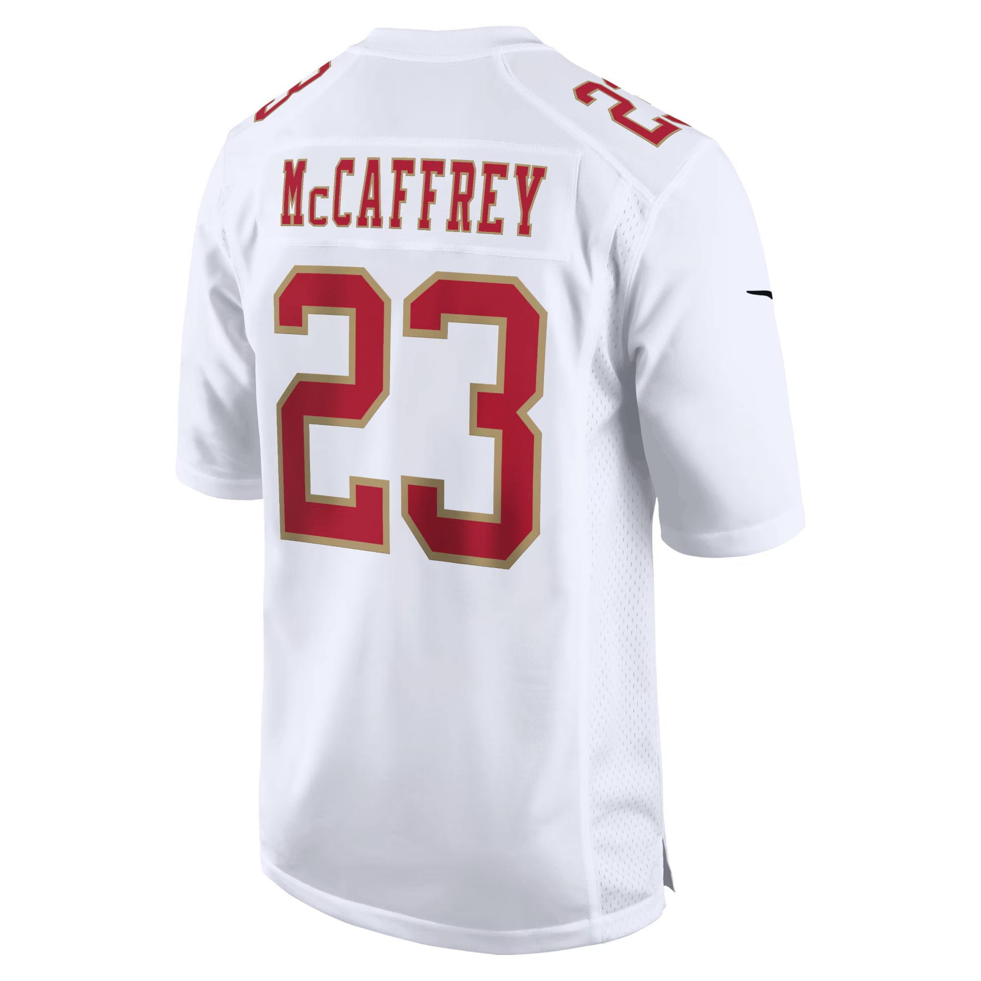 San Francisco 49ers Christian McCaffrey White Fashion Game Jersey