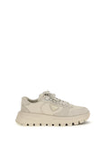 Prada Women Suede And Re-Nylon Sneakers