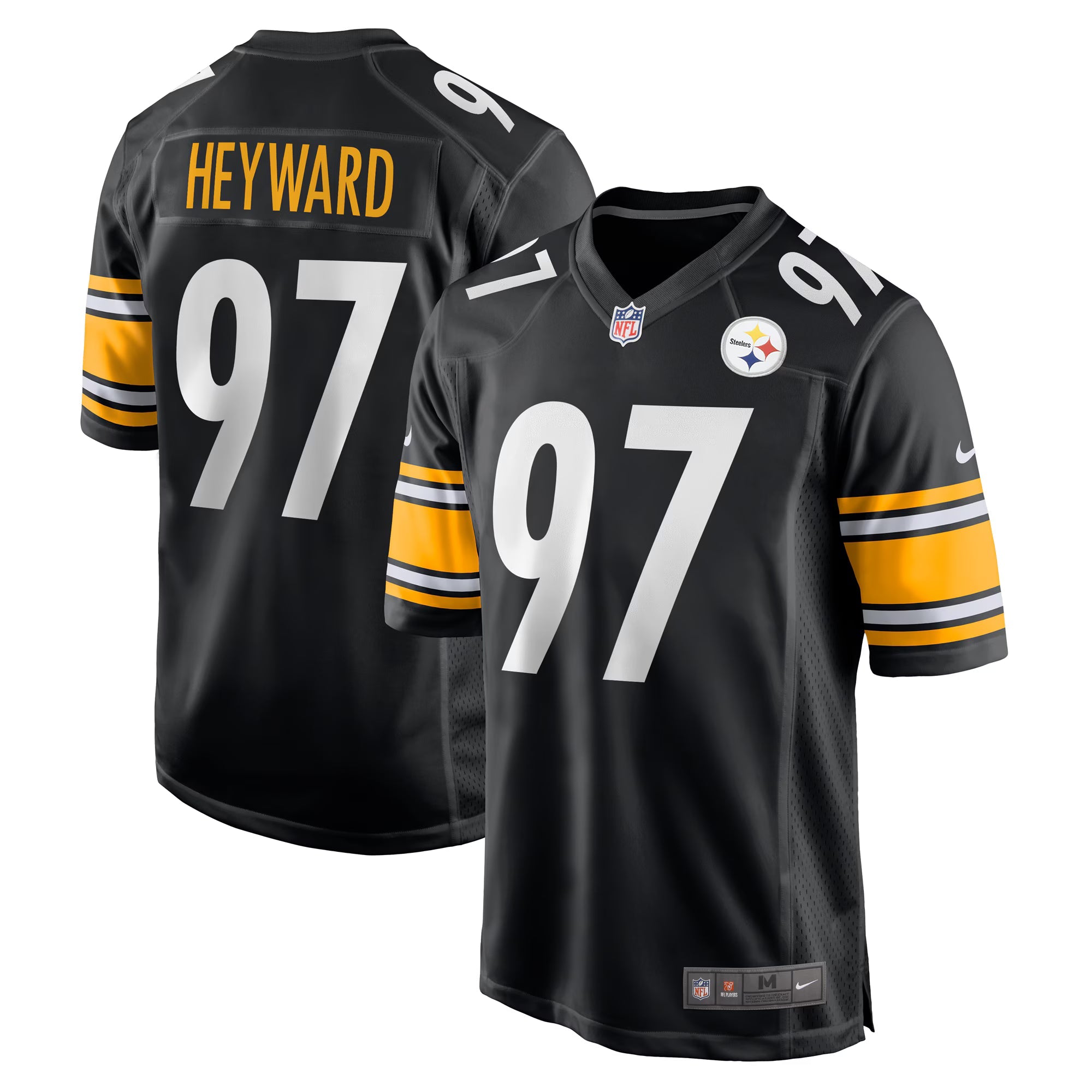 Pittsburgh Steelers Cameron Heyward Black Game Jersey