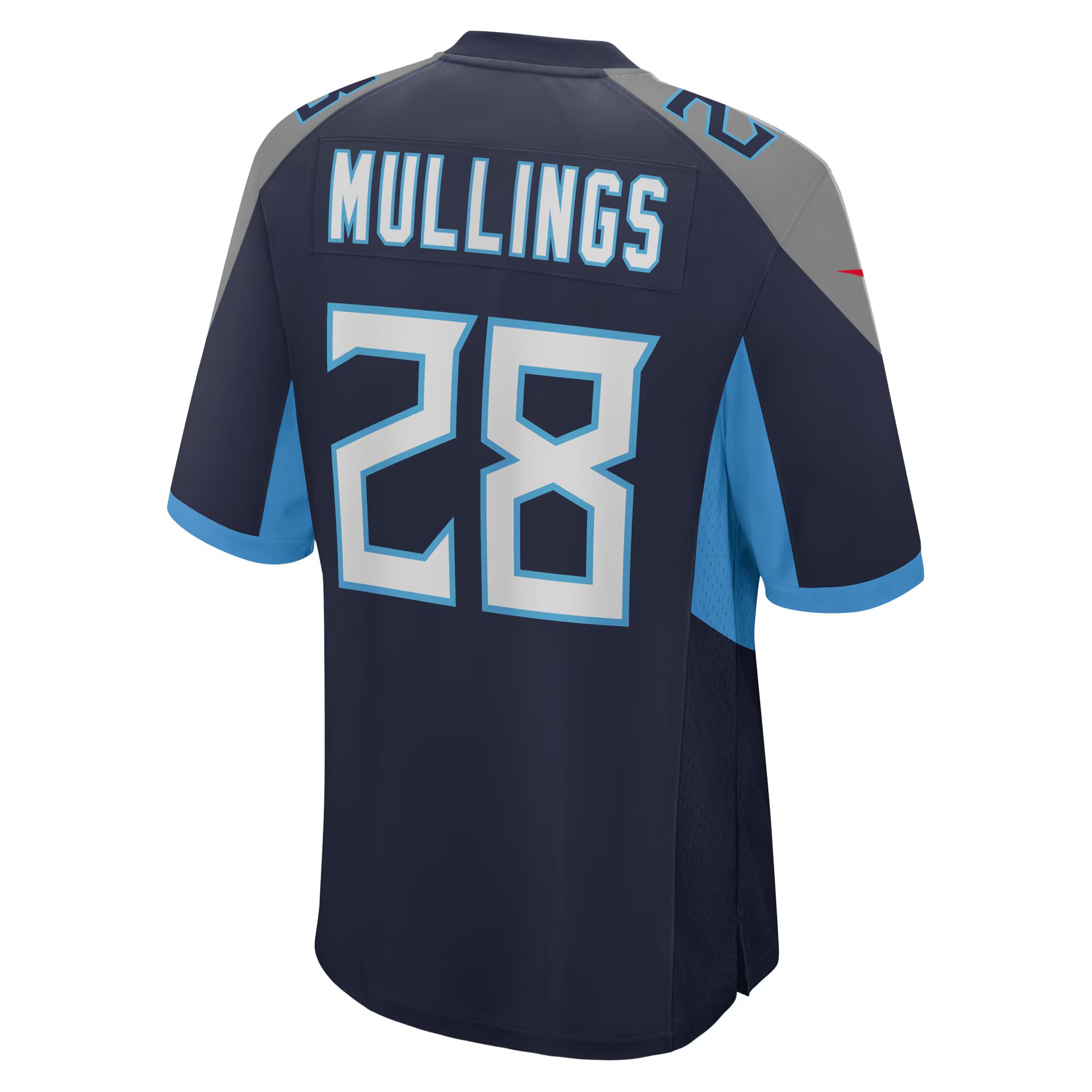 Tennessee Titans Kalel Mullings Navy Team Game Jersey