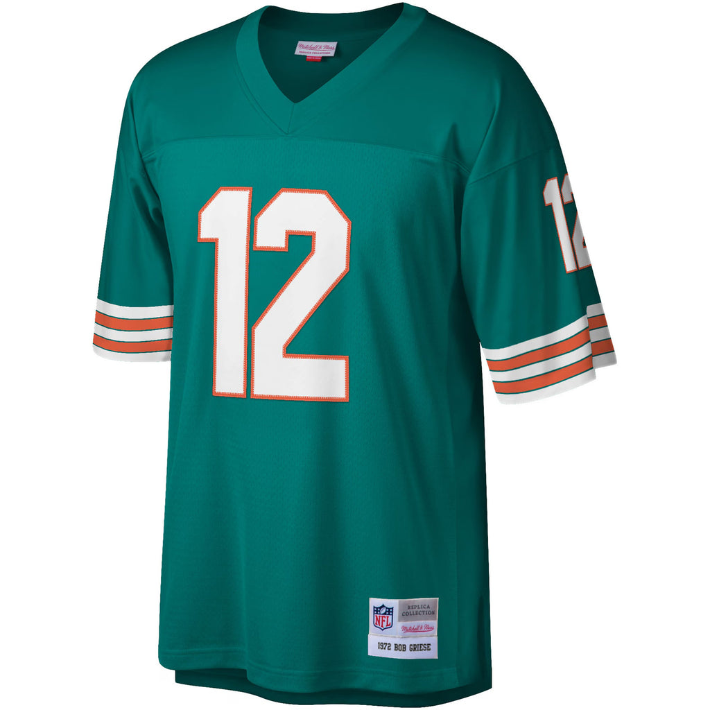 Miami Dolphins Bob Griese Mitchell & Ness Aqua Legacy Replica Jersey
