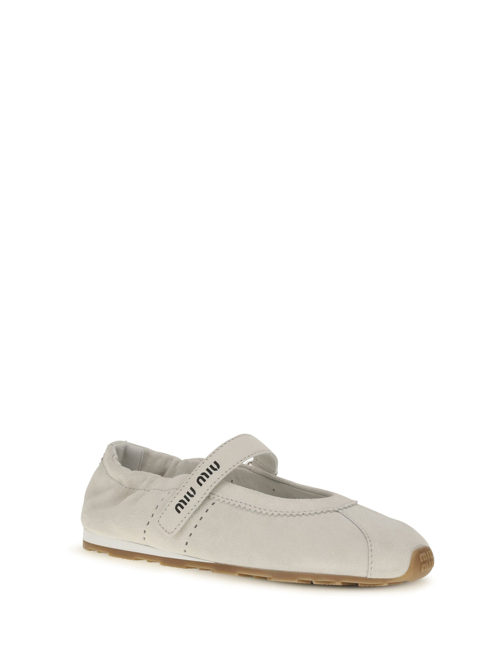 Miu Miu Women Plume Suede Ballerinas