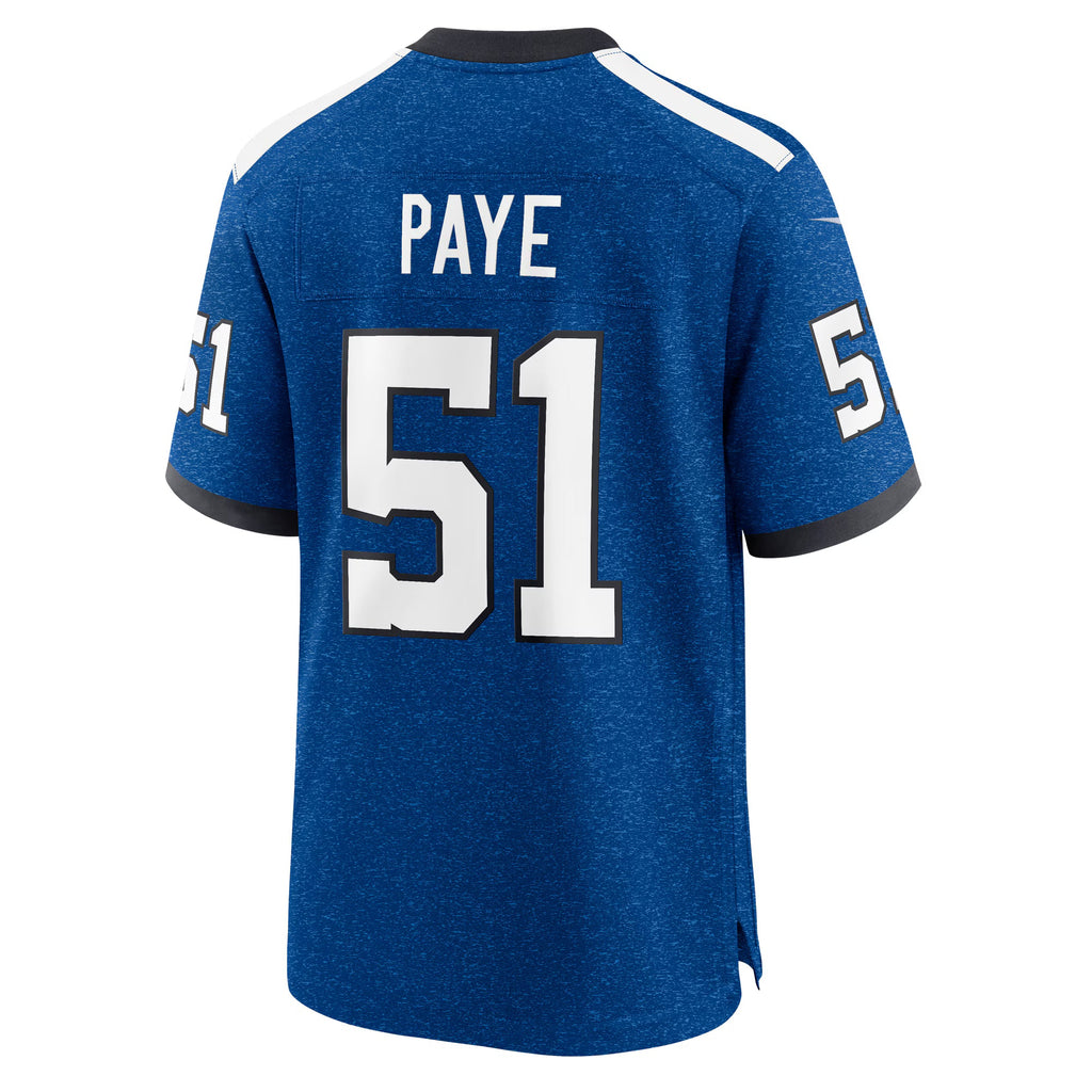 Indianapolis Colts Kwity Paye Blue Alternate Game Jersey