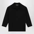 Loro Piana Navy Cashmere Polo Women