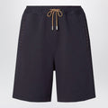 Fendi Navy Blue Cotton Bermuda Shorts Men