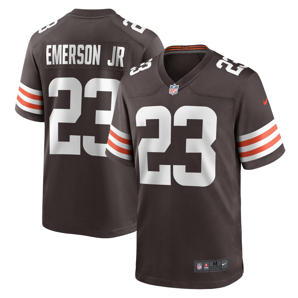 Cleveland Browns Martin Emerson Jr. Brown Game Player Jersey