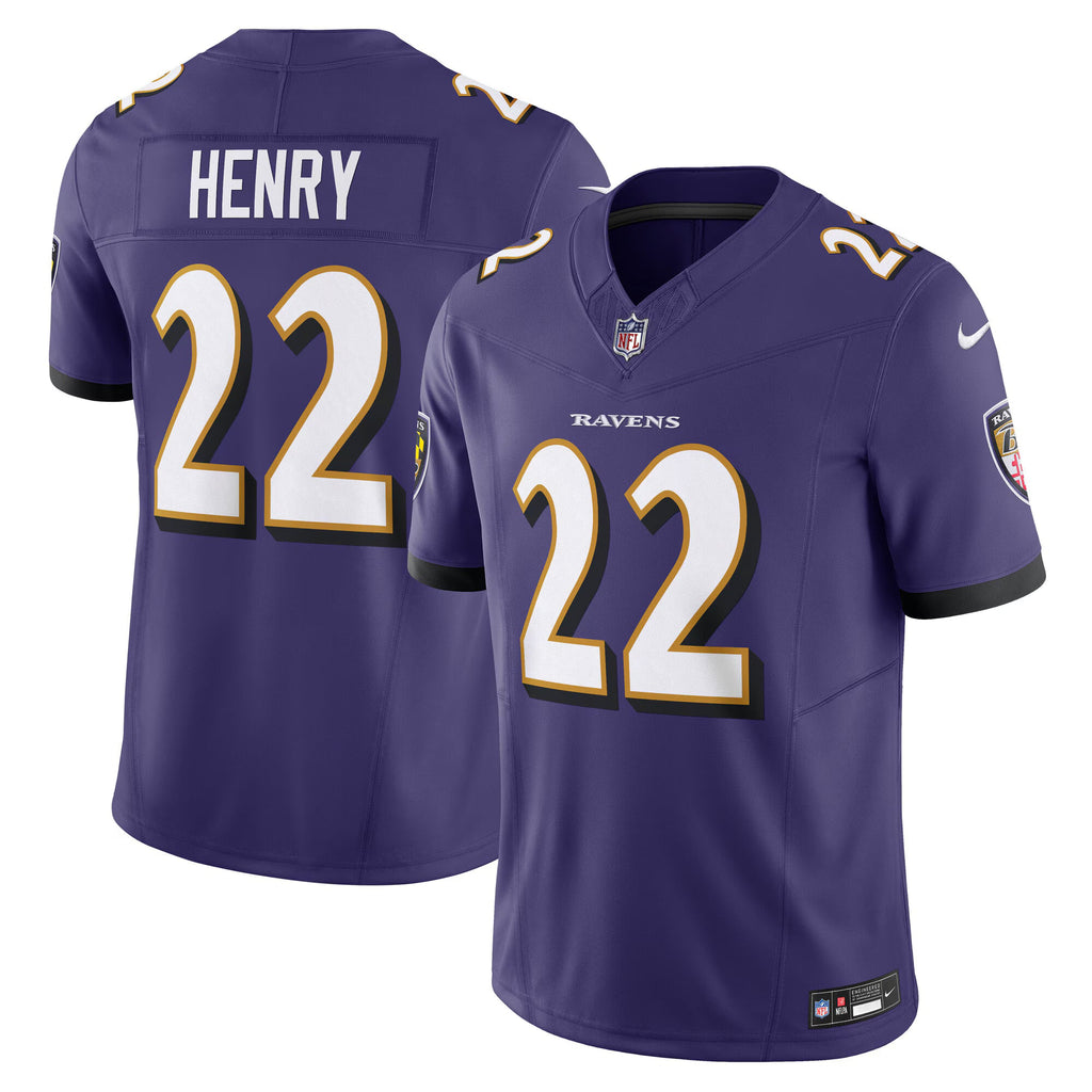 Baltimore Ravens Derrick Henry Purple Vapor F.U.S.E. Limited Jersey