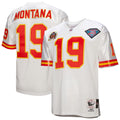 Kansas City Chiefs 1994 Joe Montana Mitchell & Ness White Authentic Throwback Retired Player Jersey