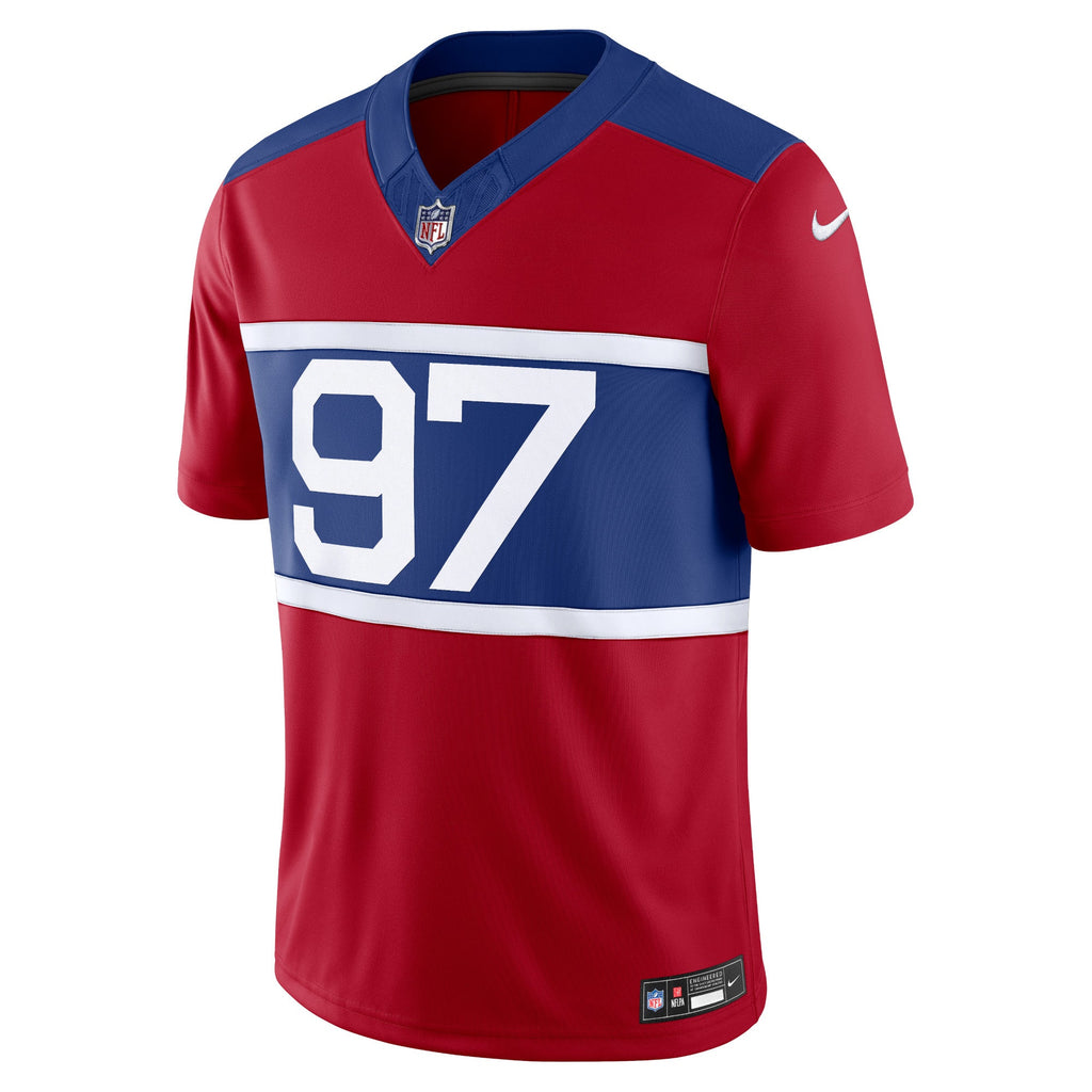 New York Giants Dexter Lawrence II Century Red Alternate Vapor F.U.S.E. Limited Jersey