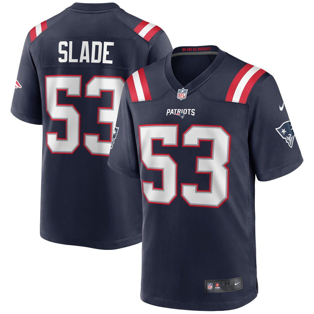 New England Patriots Chris Slade Navy Game Retired Player Jersey