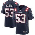 New England Patriots Chris Slade Navy Game Retired Player Jersey