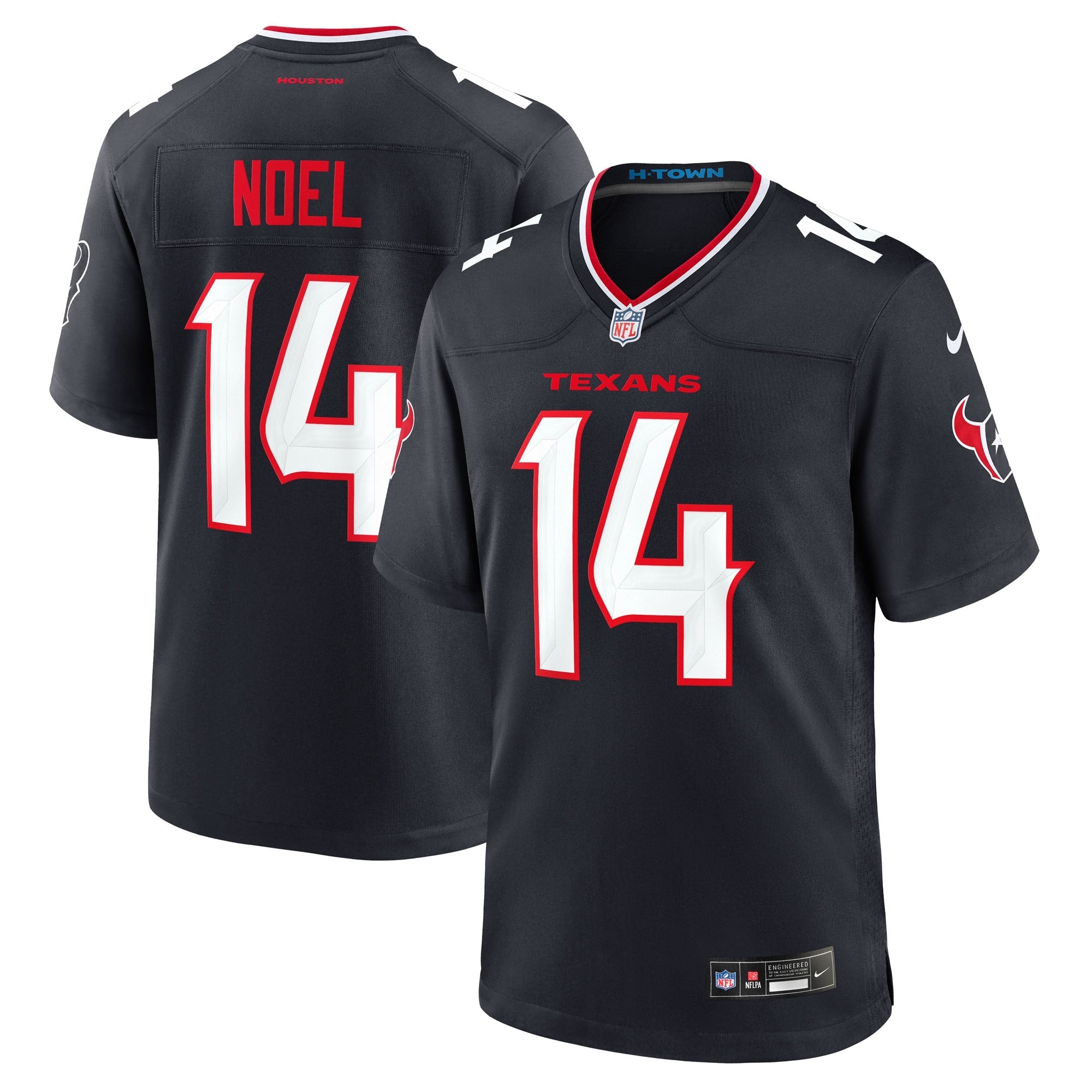 Houston Texans Jaylin Noel Navy Team Game Jersey