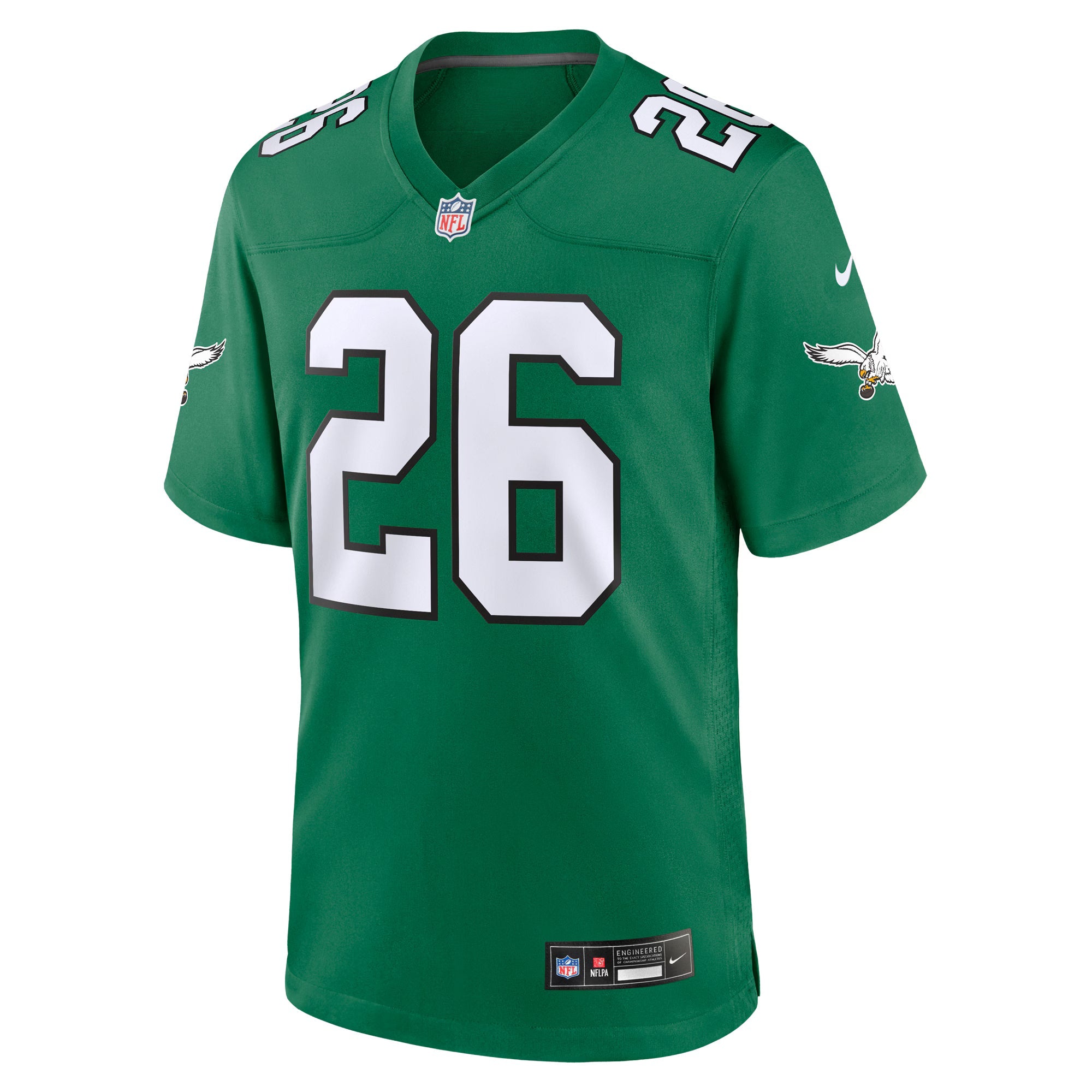 Philadelphia Eagles Saquon Barkley Kelly Green Alternate Game Jersey