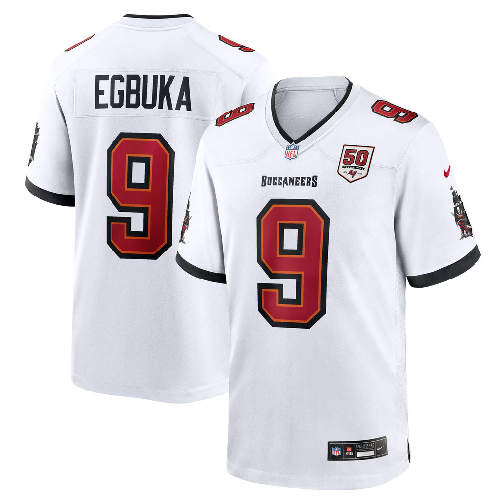Tampa Bay Buccaneers Emeka Egbuka White White Game Jersey