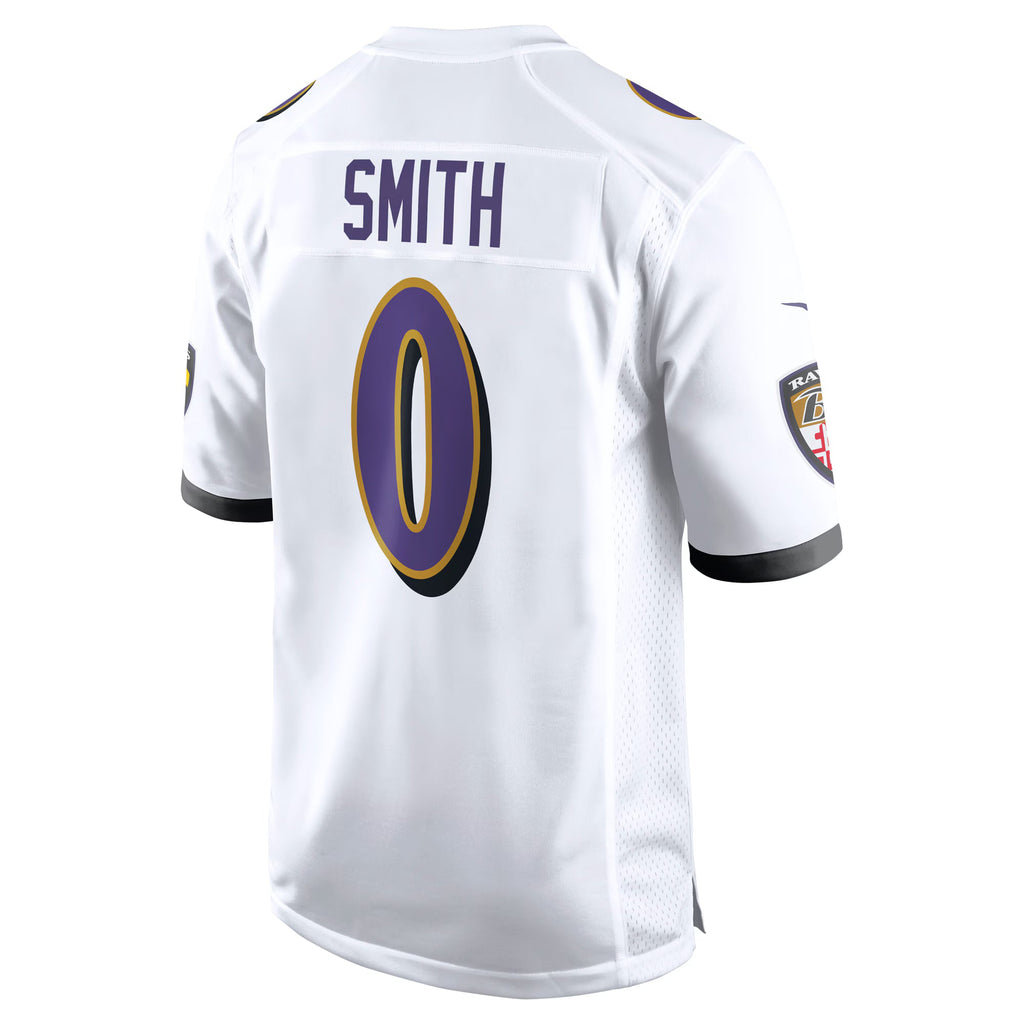 Baltimore Ravens Roquan Smith White Game Jersey
